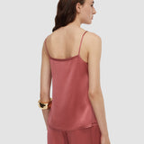 Pink Gaia Silk Satin Camisole - Joseph
