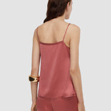 Pink Gaia Silk Satin Camisole - Joseph