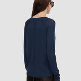 Blue Gallow Superfine Silk Jumper - Joseph