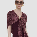 Purple Gelato Cashair Snake Scarf - Joseph