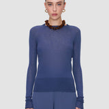 Blue Geras Cashair Jumper - Joseph