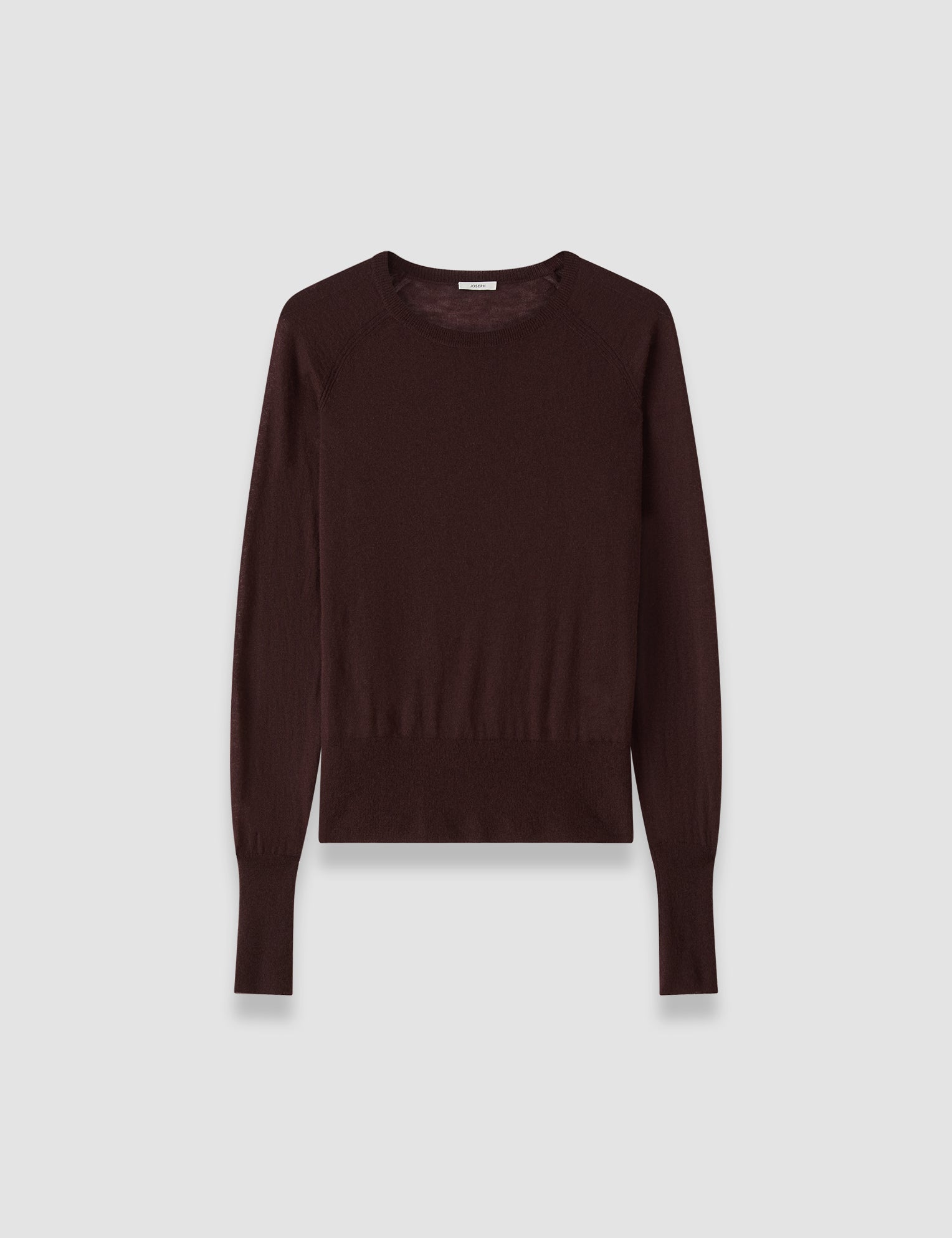 Purple Geras Cashair Round Neck Jumper - Joseph