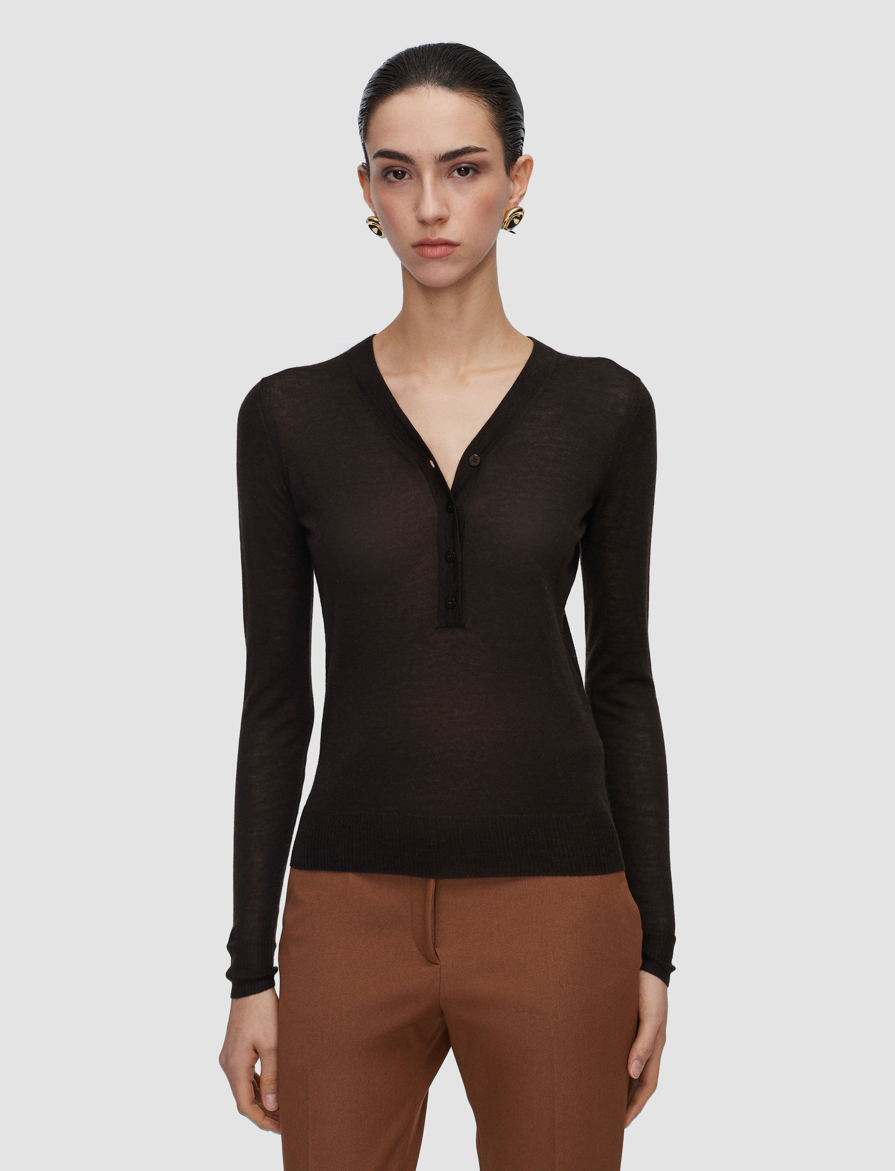 marron-pull-henley-gillies-en-cashair-JOSEPH