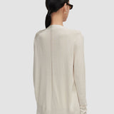 Beige Gladi Silk Knit Cardigan - Joseph