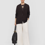 Brown Gladi Silk Knit Cardigan - Joseph