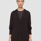 Brown Gladi Silk Knit Cardigan - Joseph