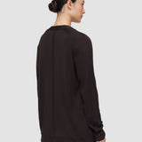Brown Gladi Silk Knit Cardigan - Joseph