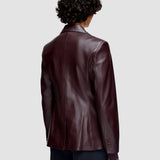 Veste Glenview en cuir nappa 