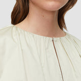 Beige Godin Cotton Sateen Blouse - Joseph