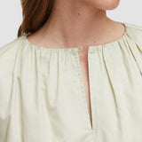 Beige Godin Cotton Sateen Blouse - Joseph