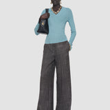 Top Harti en maille de lin mélangé 