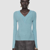 Top Harti en maille de lin mélangé 