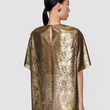 Gold Hassop Bulion Snake Blouse - Joseph