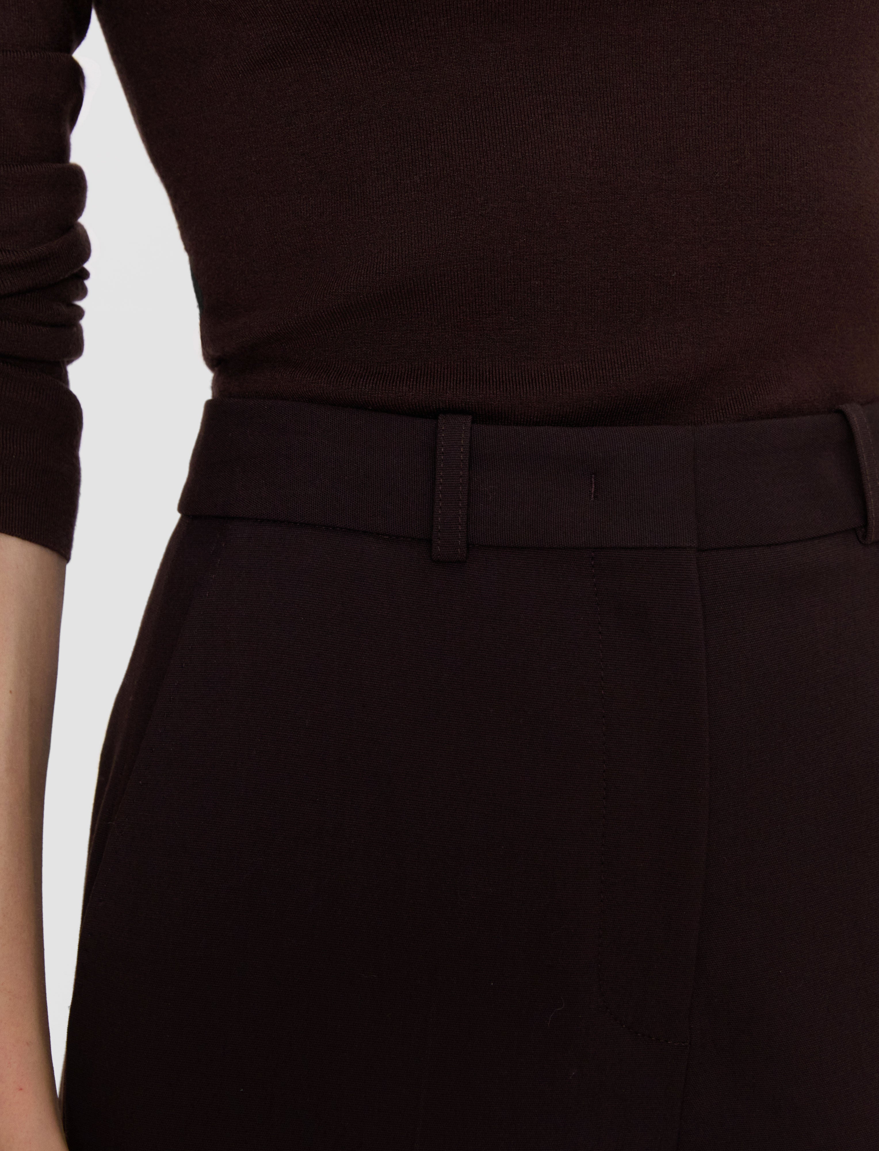 marron-pantalon-hawley-en-tailoring-stretch-JOSEPH