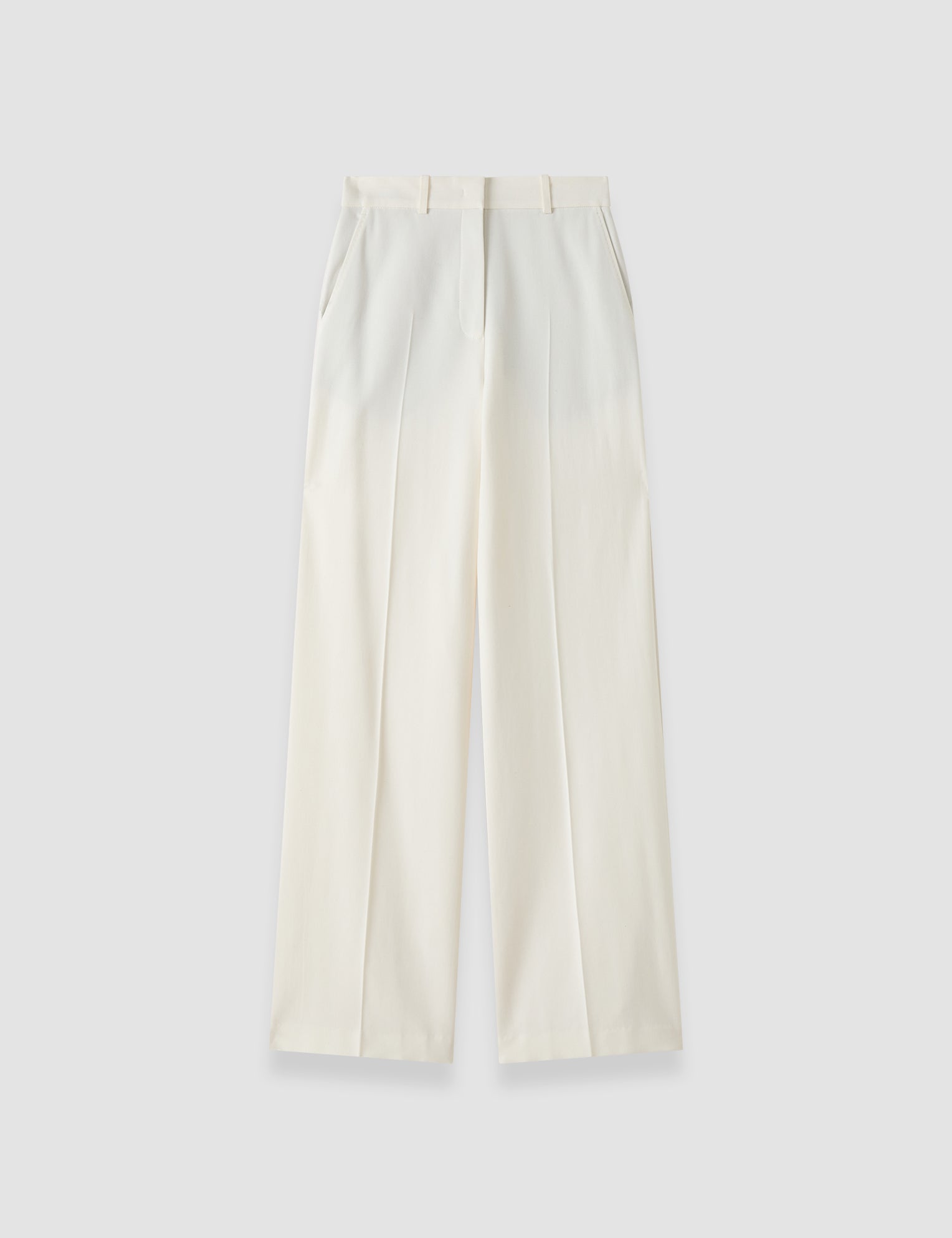 White Hawley Stretch Tailoring Trousers - Joseph