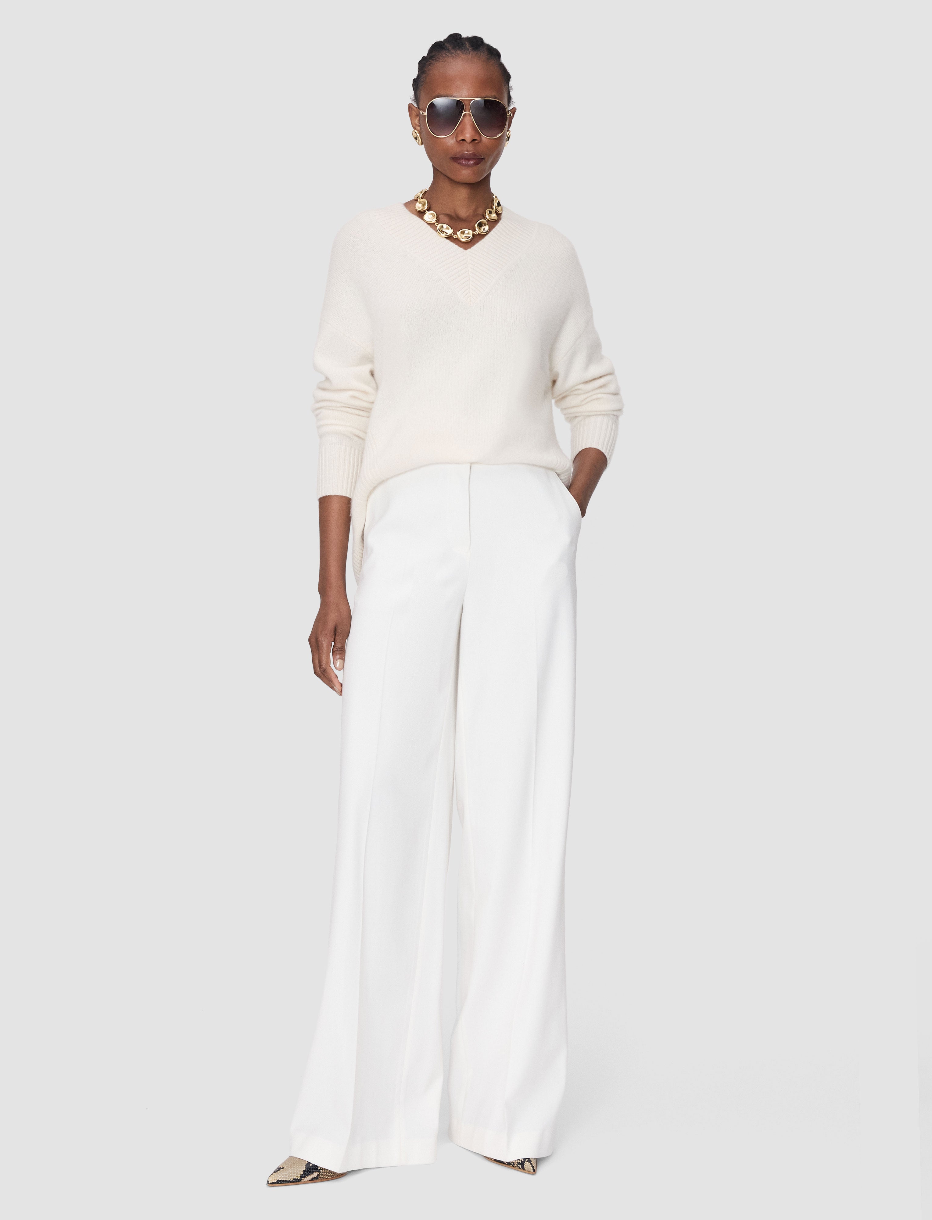 blanc-pantalon-hawley-en-tailoring-stretch-JOSEPH