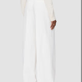White Hawley Stretch Tailoring Trousers - Joseph