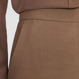 Brown Haxley Cady Twill Trousers - Joseph