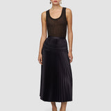 Hayes Pleated Woven Skirt