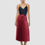 Hayes Pleated Woven Skirt