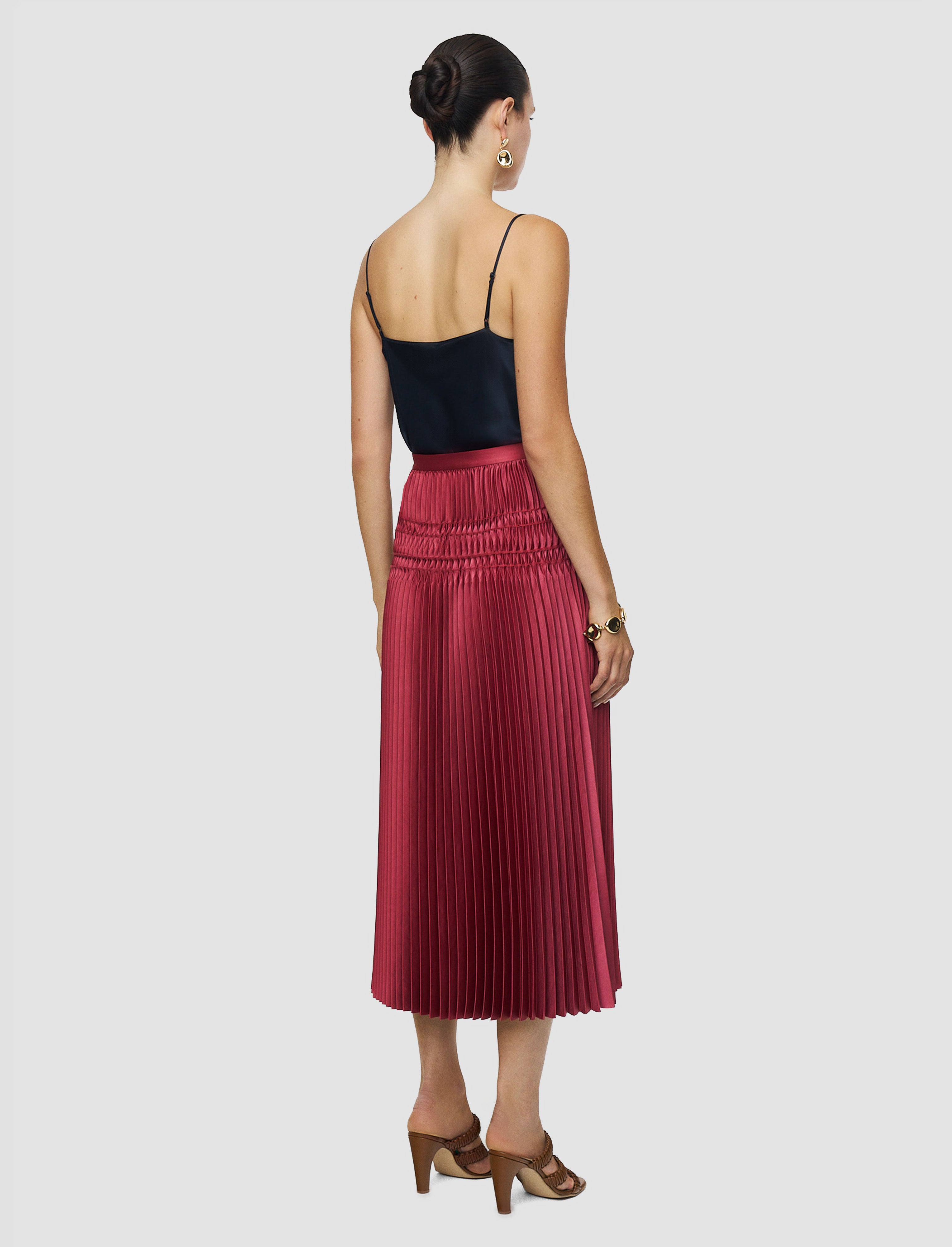 pink-hayes-pleated-woven-skirt-JOSEPH