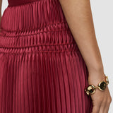 Hayes Pleated Woven Skirt
