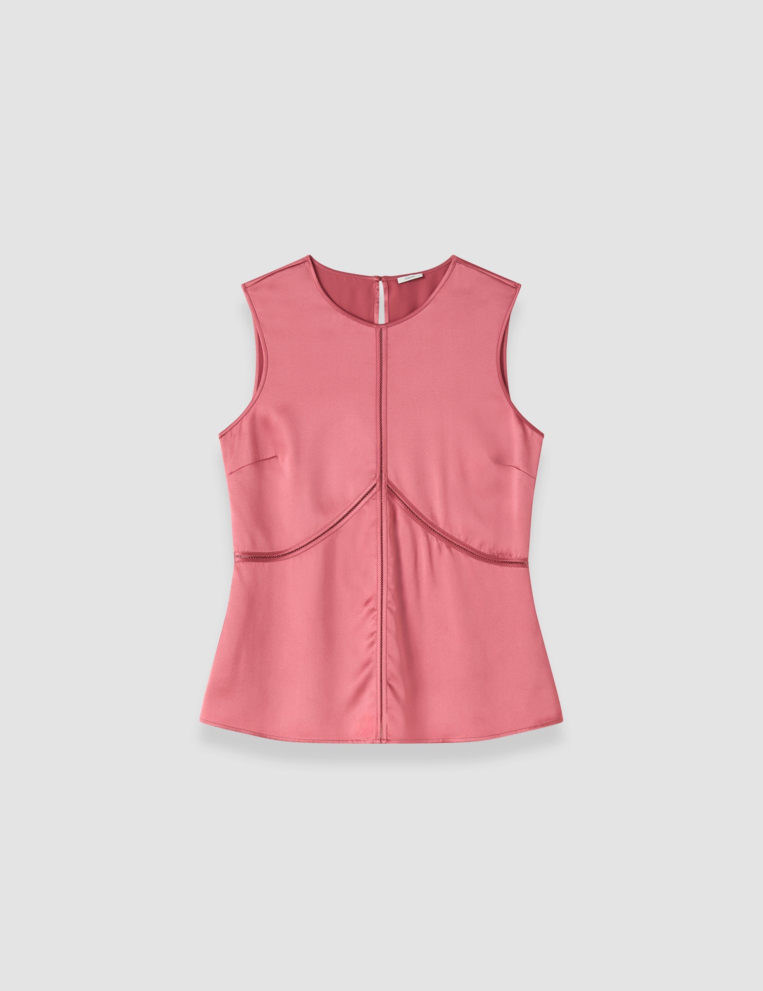 Pink Hebe Silk Satin Top - Joseph