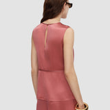Pink Hebe Silk Satin Top - Joseph