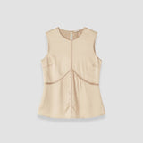 Hebe Silk Satin Top