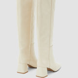 Heeled Knee High Patent Leather Boots