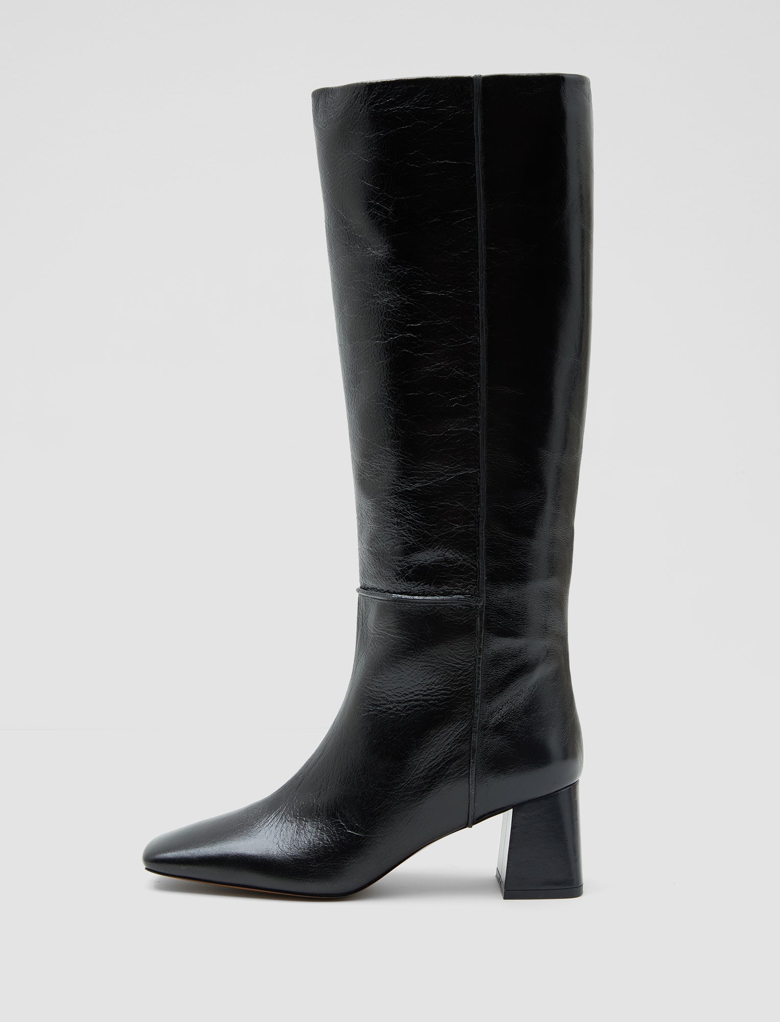 black-heeled-knee-high-patent-leather-boots-JOSEPH