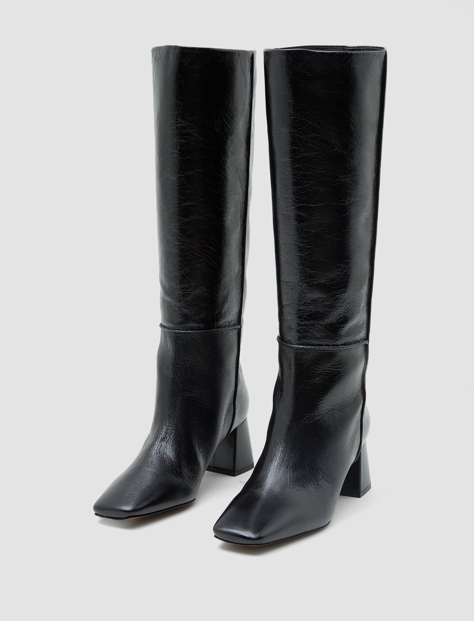 black-heeled-knee-high-patent-leather-boots-JOSEPH