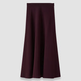 Purple Helius Compact Milano Skirt - Joseph