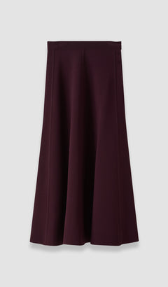 Purple Helius Compact Milano Skirt - Joseph