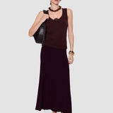 Purple Helius Compact Milano Skirt - Joseph