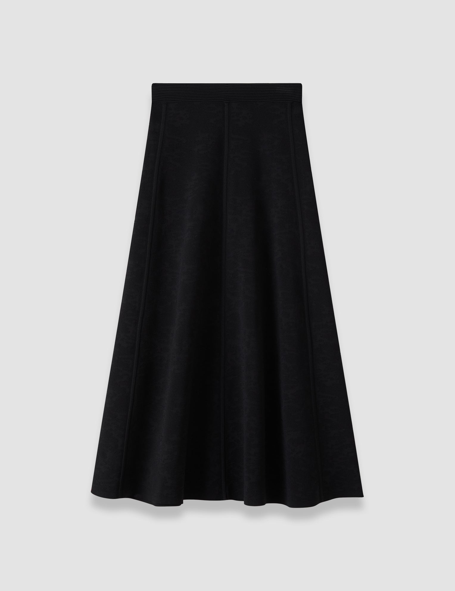 Black Helius Jacquard Milano Skirt - Joseph