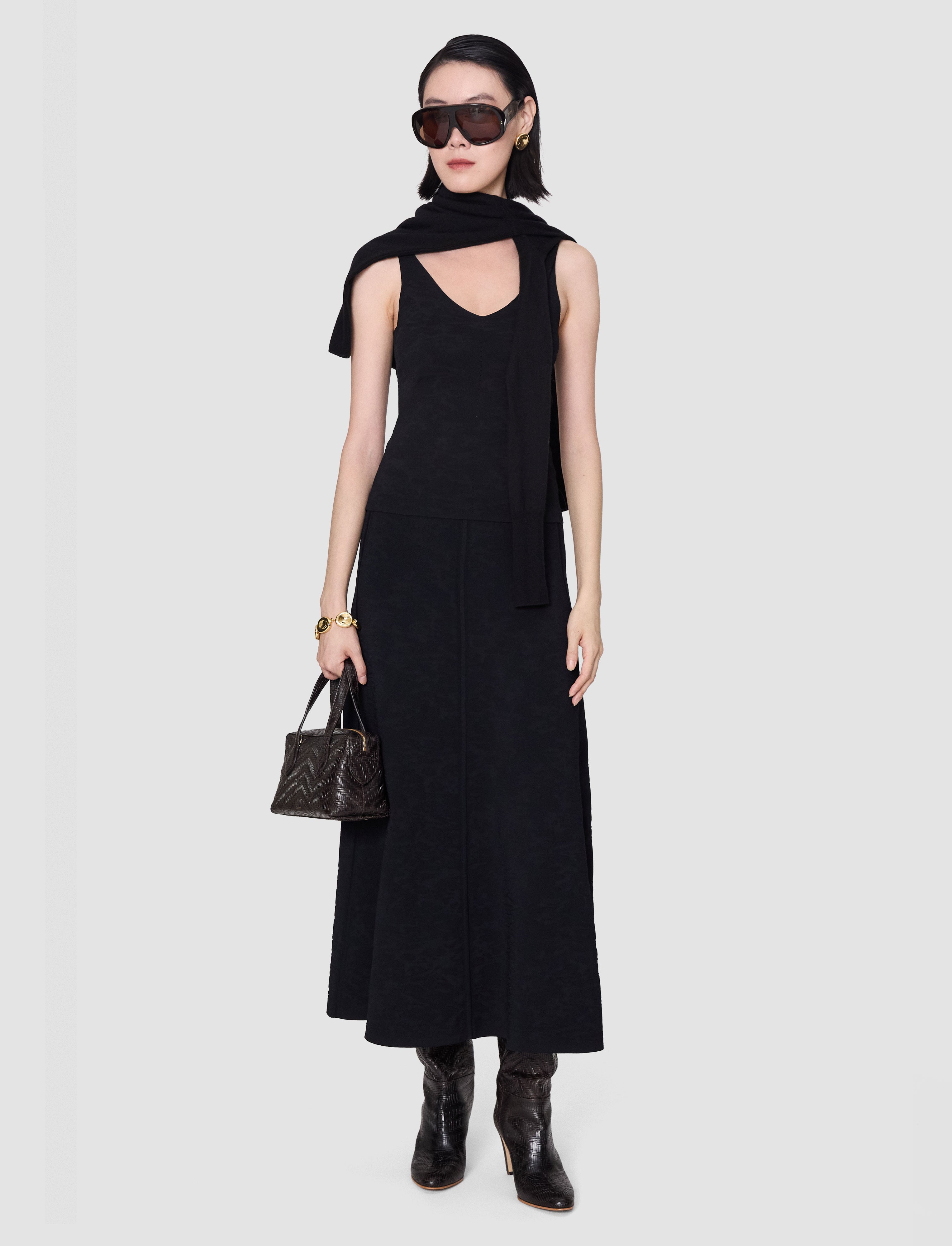 black-helius-leopard-jacquard-milano-skirt-JOSEPH