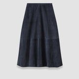 Blue Helius Light Suede Skirt - Joseph