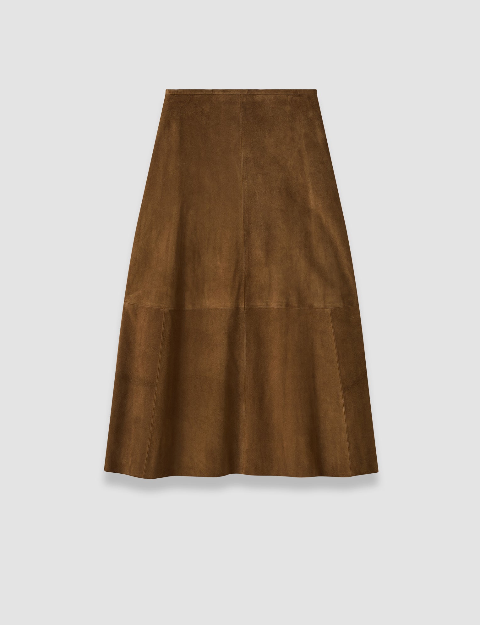 Brown Helius Light Suede Skirt - Joseph