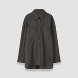 Grey Herold Light Wool Tailoring Shirt - Joseph
