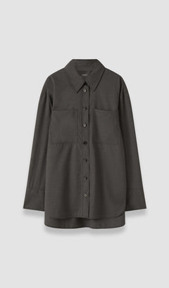 Grey Herold Light Wool Tailoring Shirt - Joseph