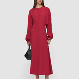 Pink Hills Crepe Dress - Joseph