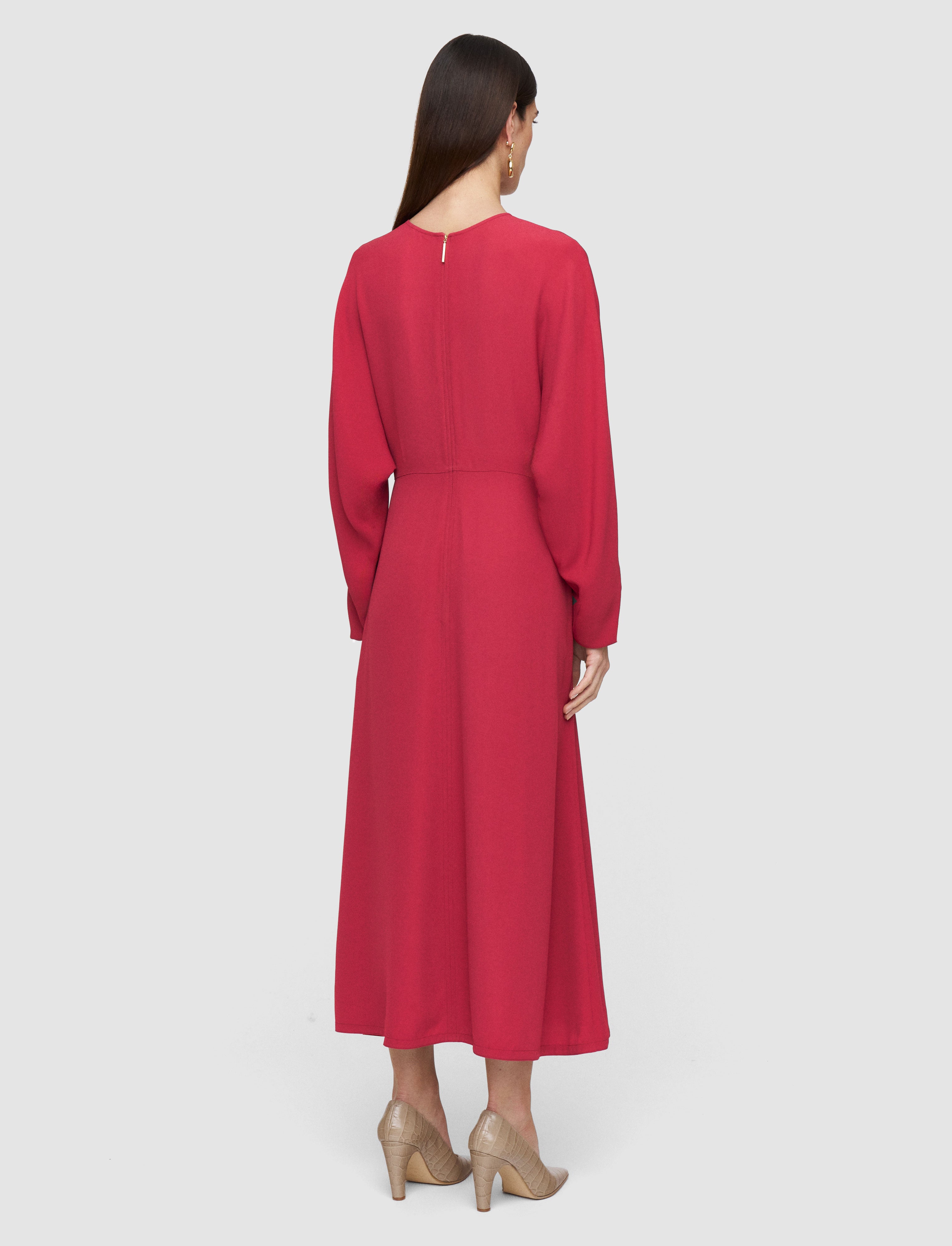 ピンク-hills-crepe-ドレス-JOSEPH