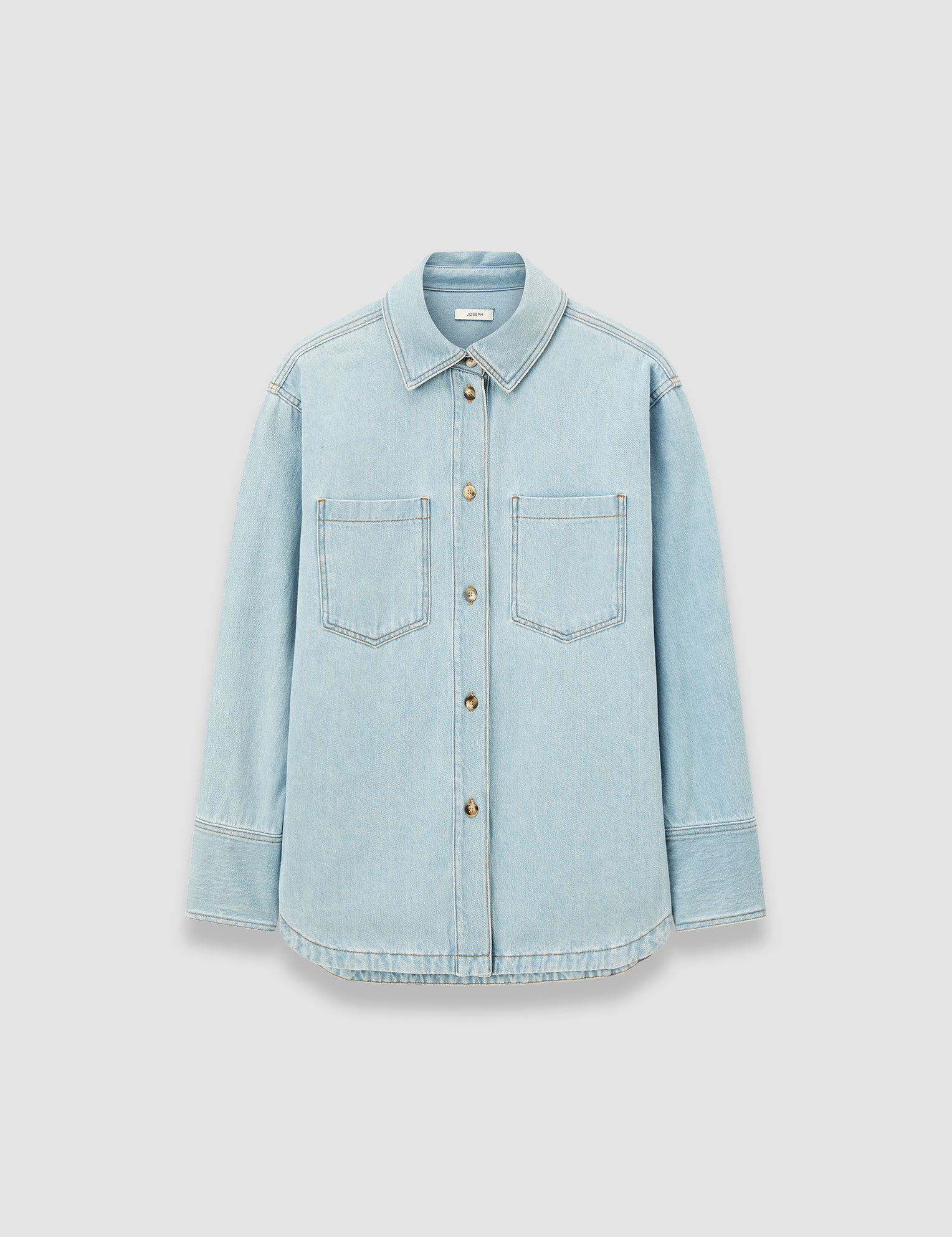 Blue Idar Light Denim Overshirt - Joseph