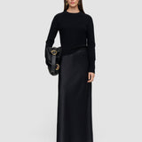 Isaak Long Silk Satin スカート 