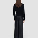 Isaak Long Silk Satin スカート 