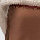 Brown Isaak Long Silk Satin Skirt - Joseph