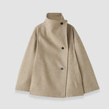 Beige Isaia Wool Blend Coat - Joseph