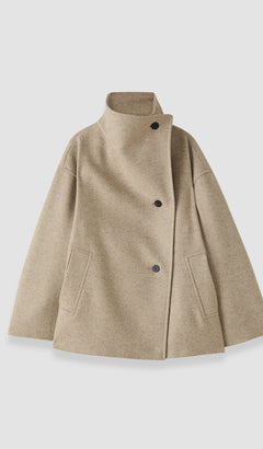 Beige Isaia Wool Blend Coat - Joseph