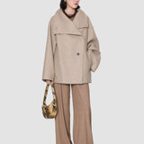 Beige Isaia Wool Blend Coat - Joseph